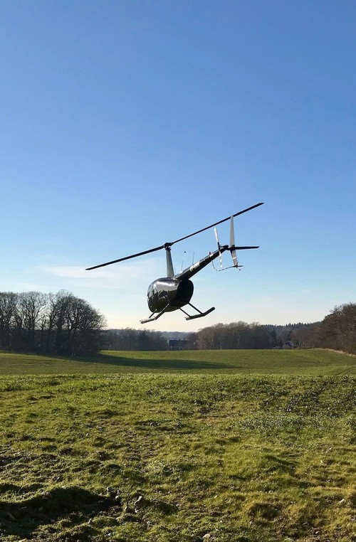 Helikoptertur inkl. snacks over Roskilde